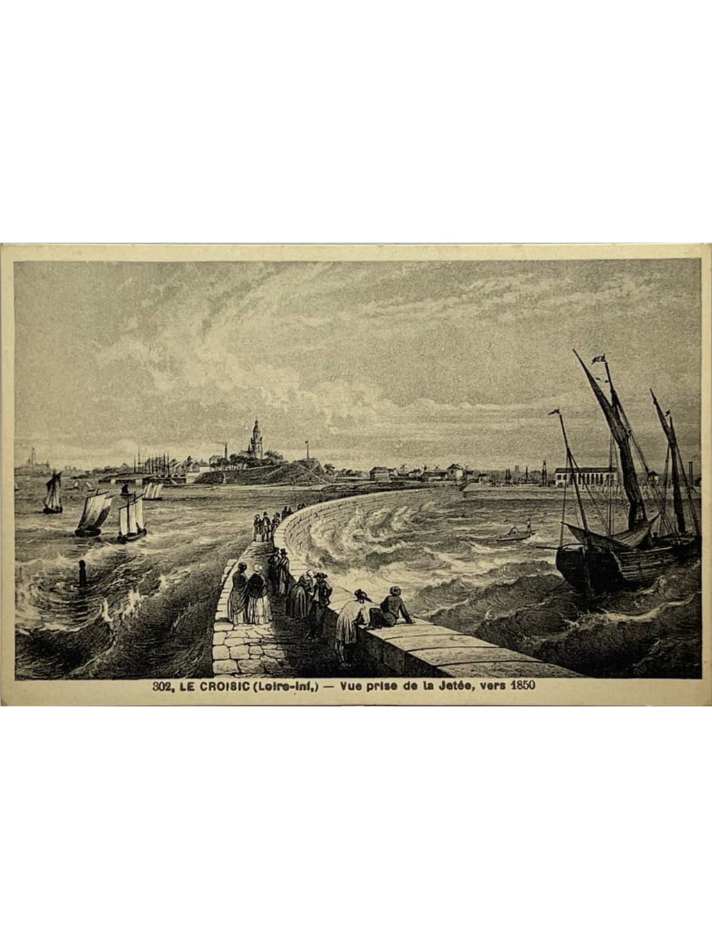 Recto de la carte postale