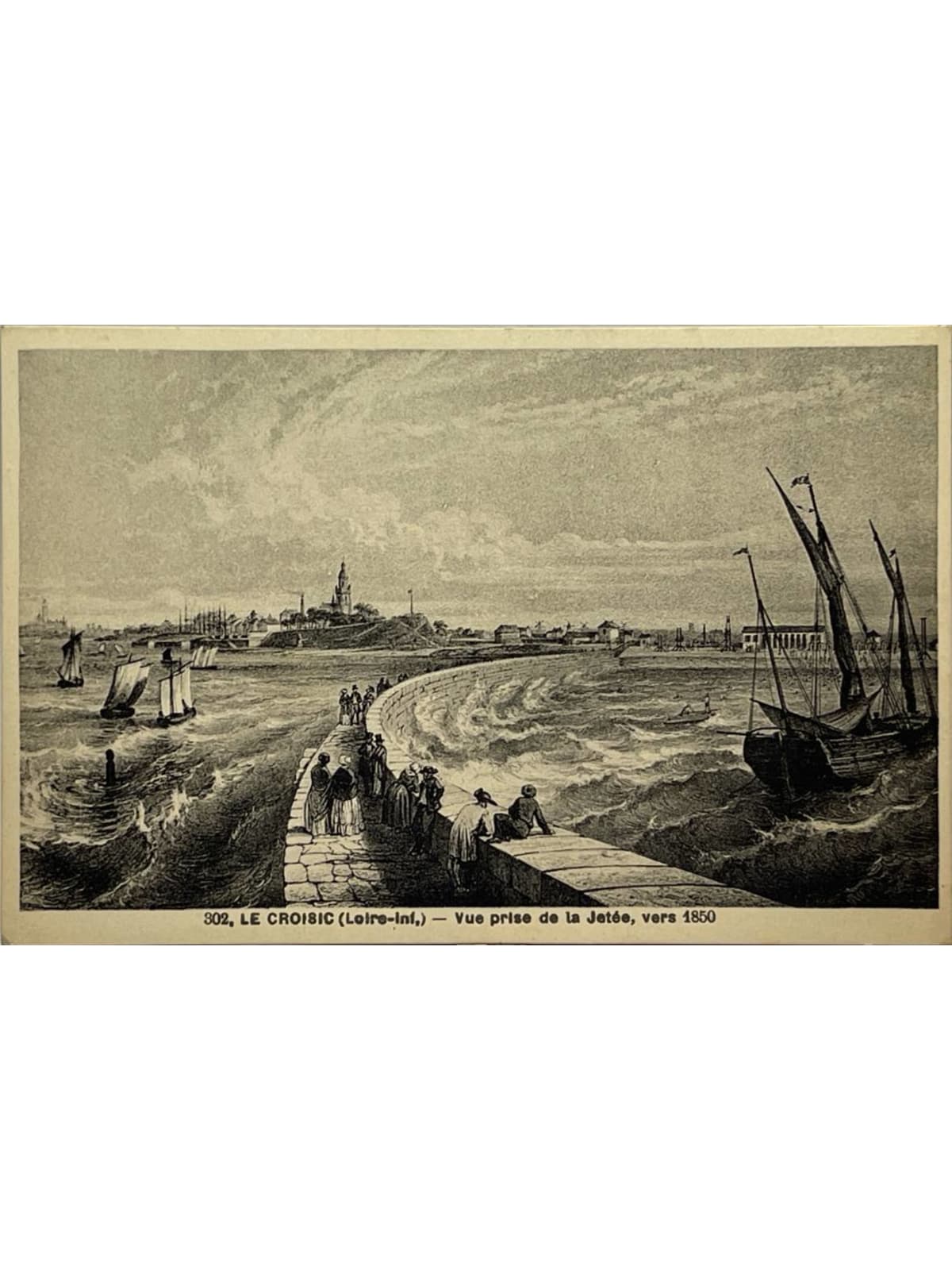 Recto de la carte postale