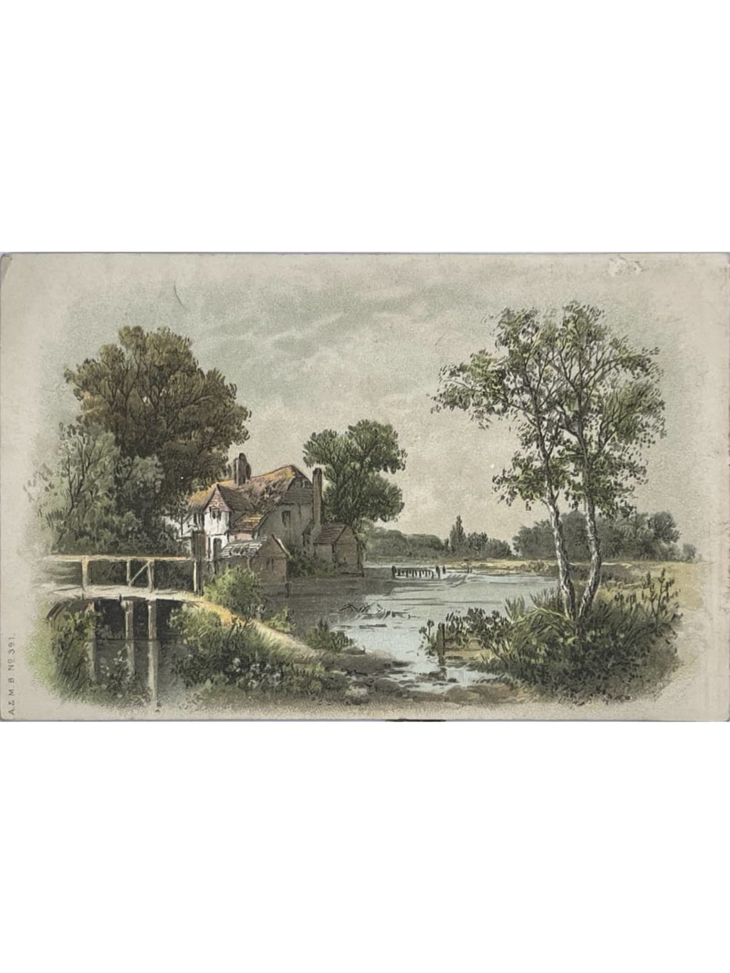 Recto de la carte postale