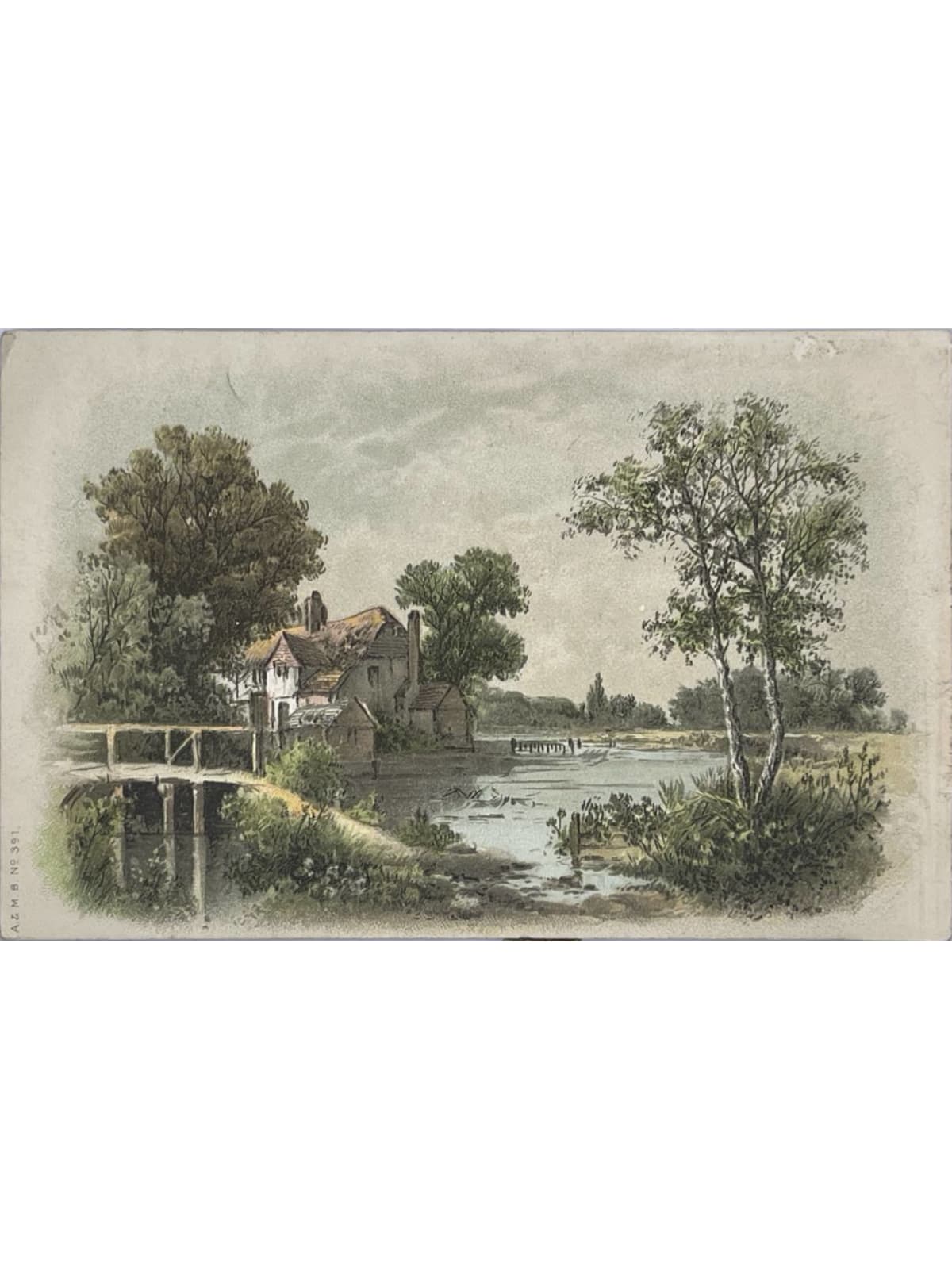 Recto de la carte postale