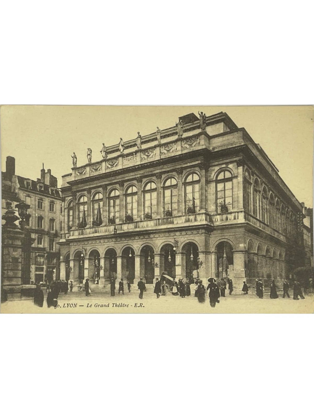 Recto de la carte postale