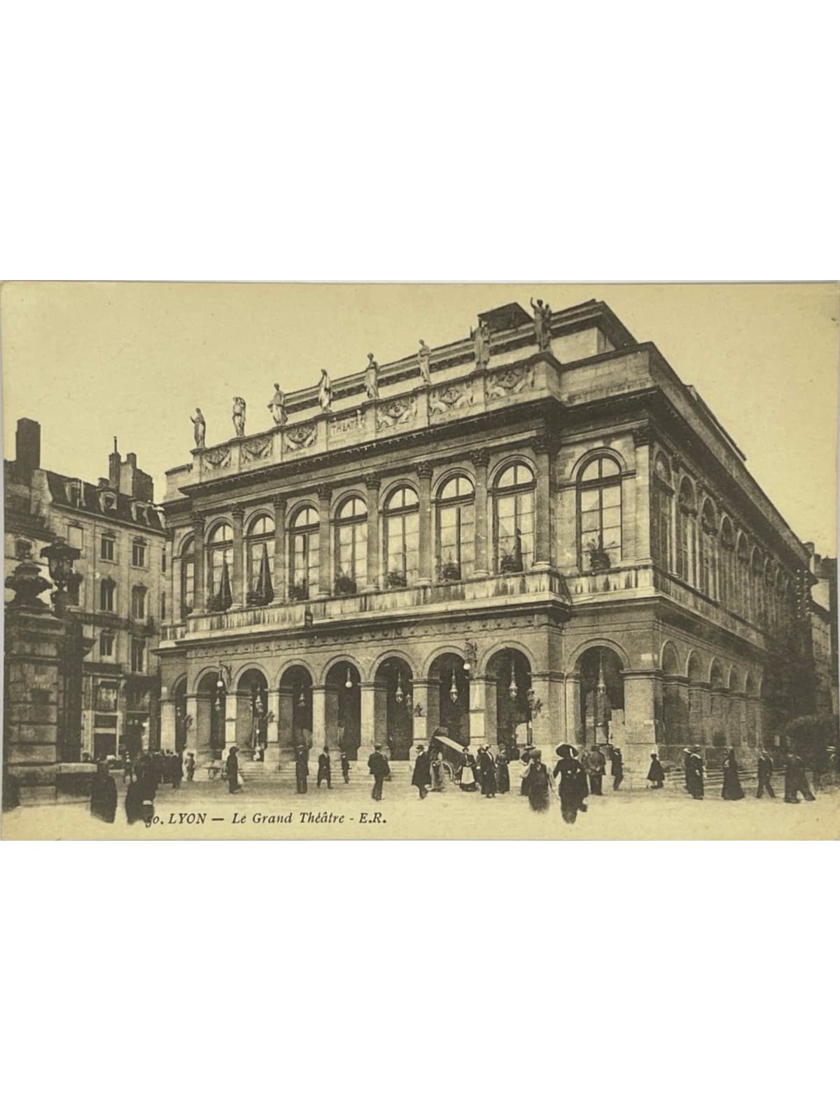 Recto de la carte postale
