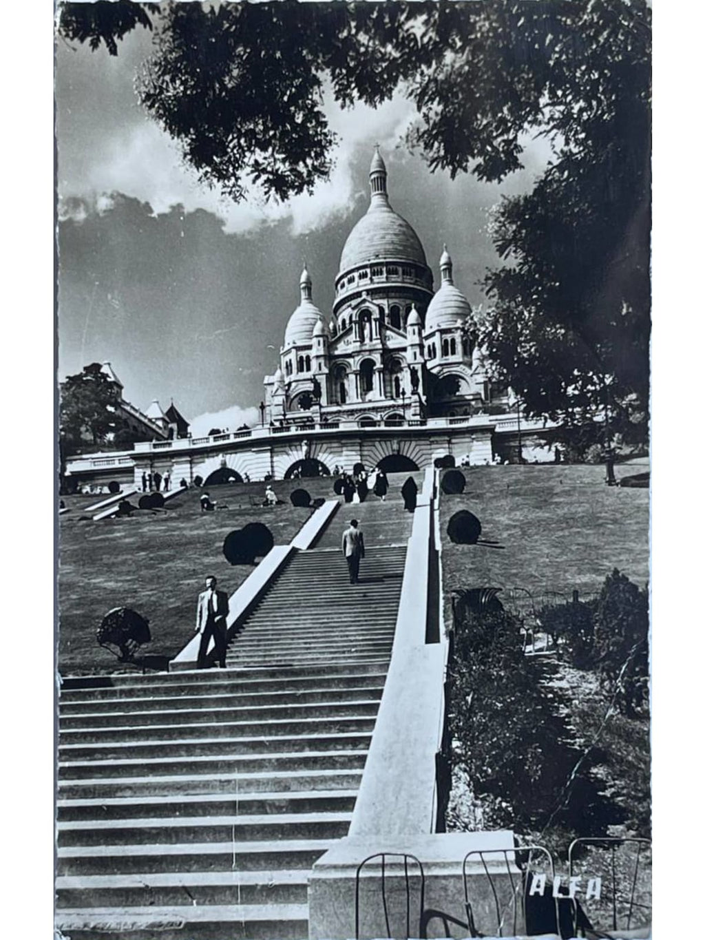 Recto de la carte postale