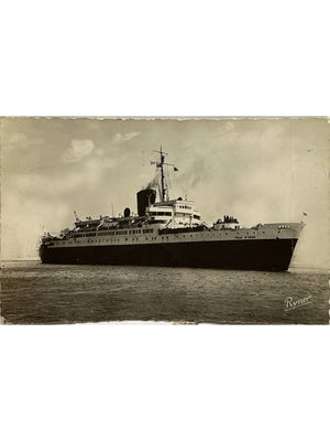 Carte postale – Paquebot Ville d'Oran – Compagnie Générale Transatlantique – Ryner – 1947