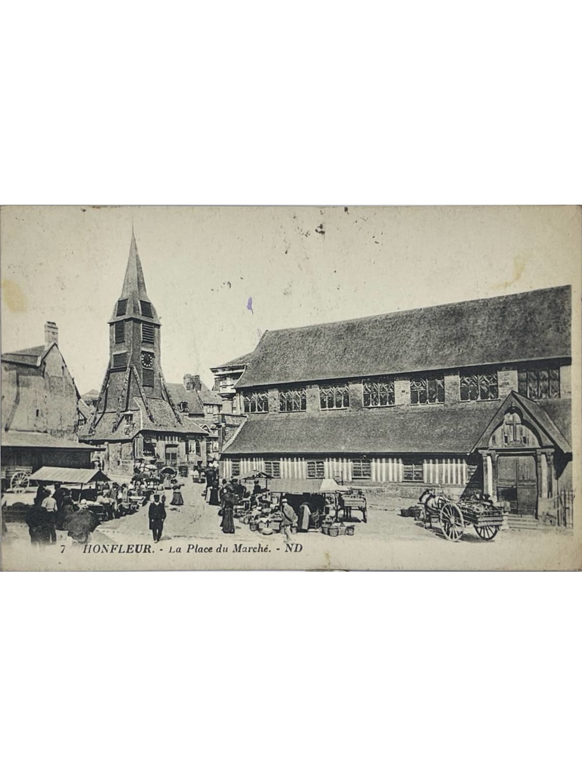 Recto de la carte postale