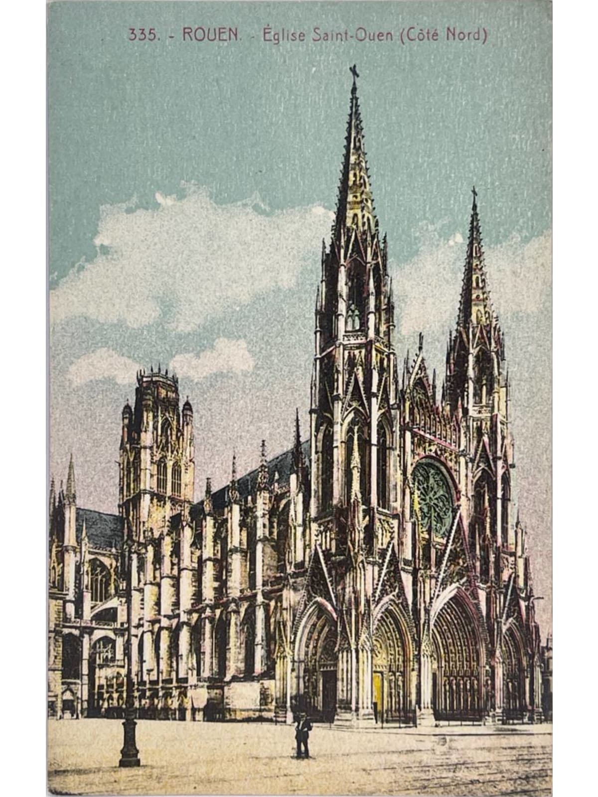 Recto de la carte postale