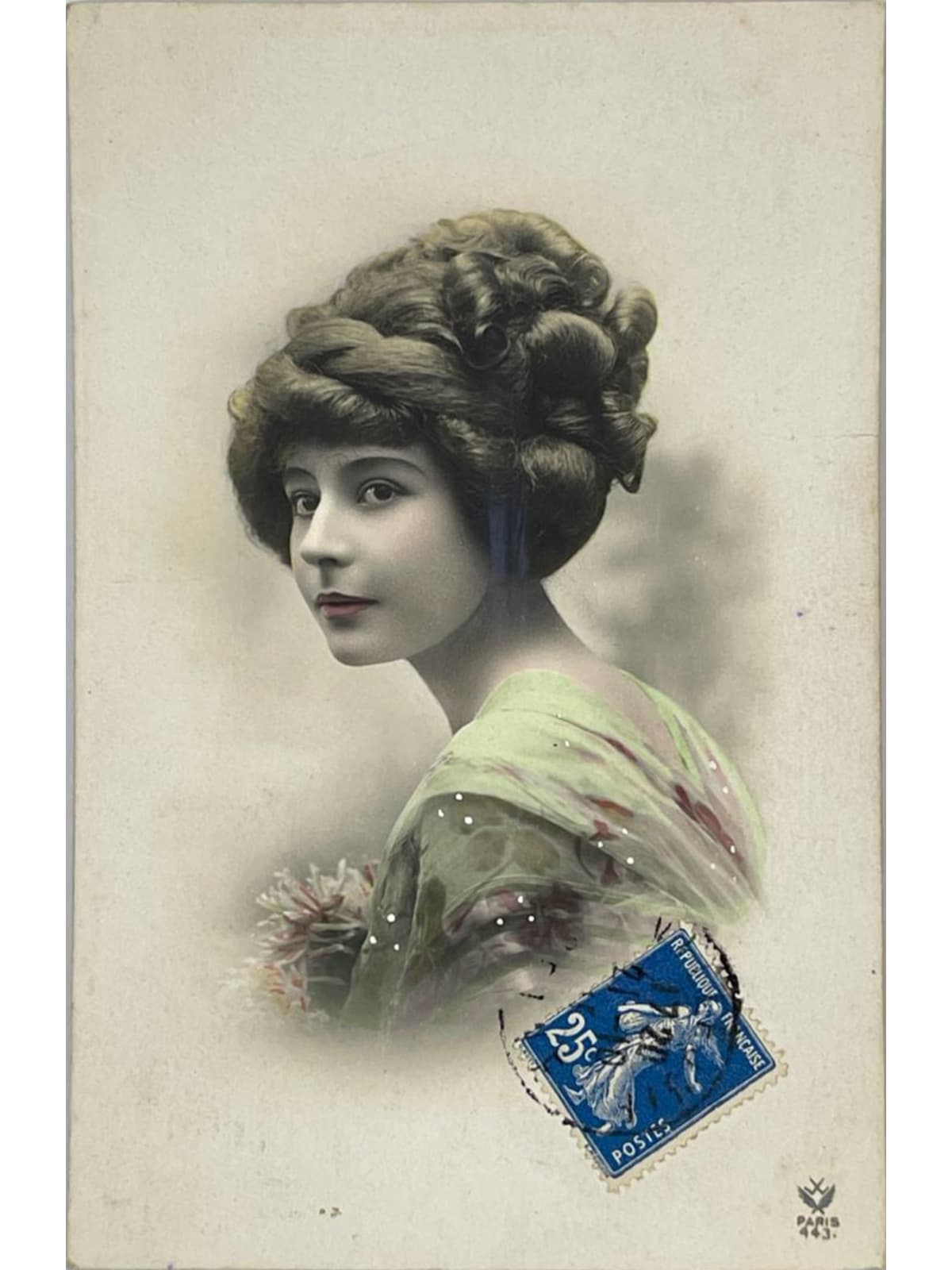 Recto de la carte postale