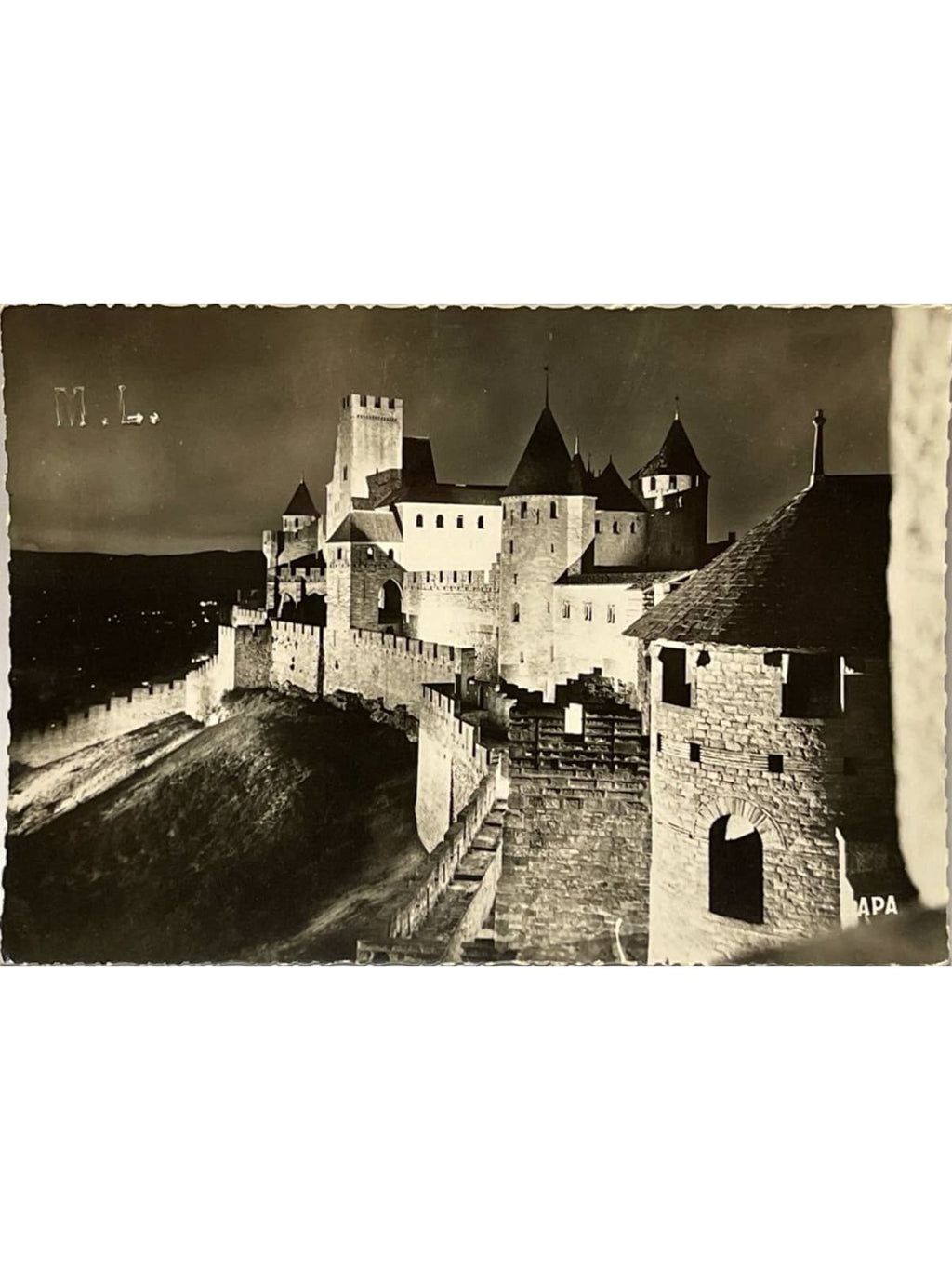 Recto de la carte postale