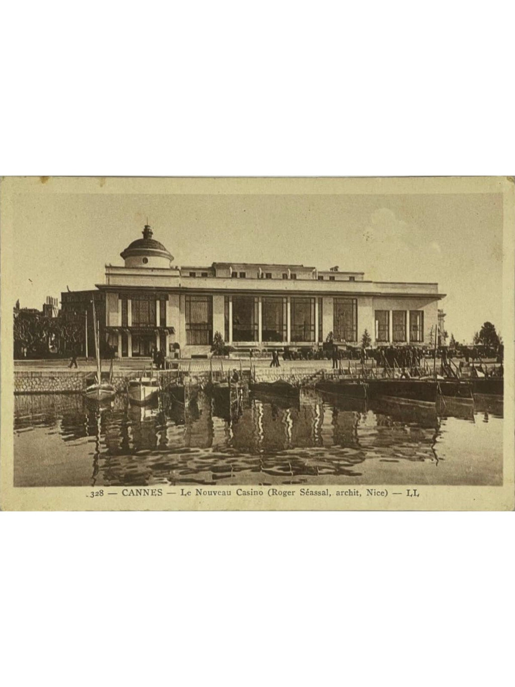 Recto de la carte postale