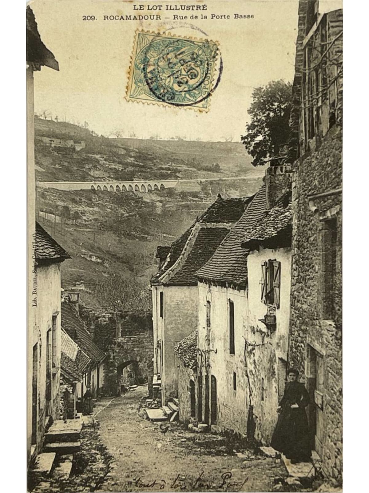 Recto de la carte postale