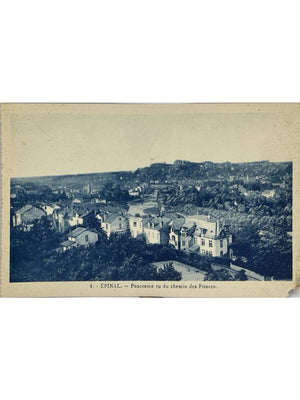 Épinal – Panorama vu du chemin des Princes – CPA ancienne n° 1
