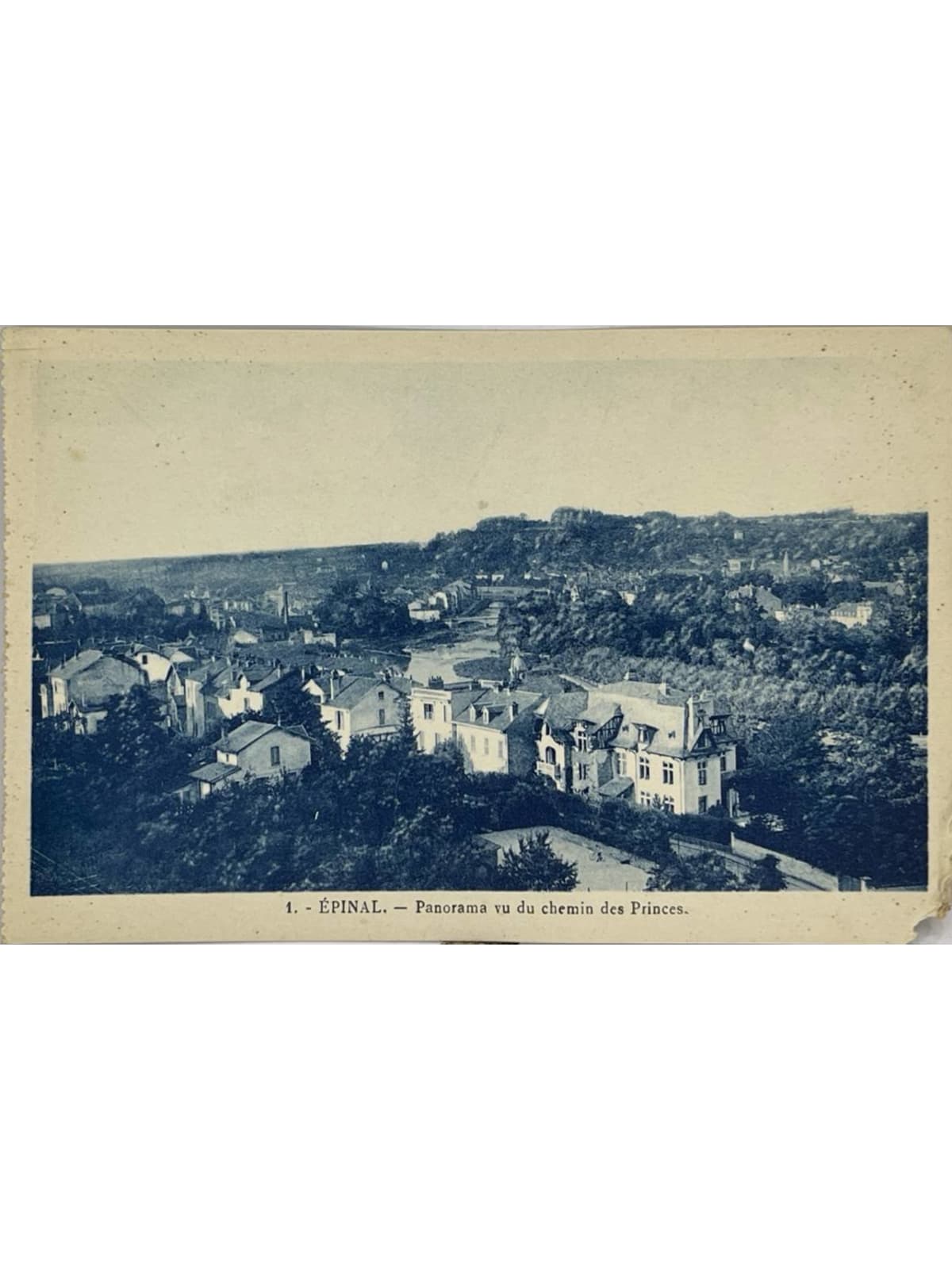 Recto de la carte postale