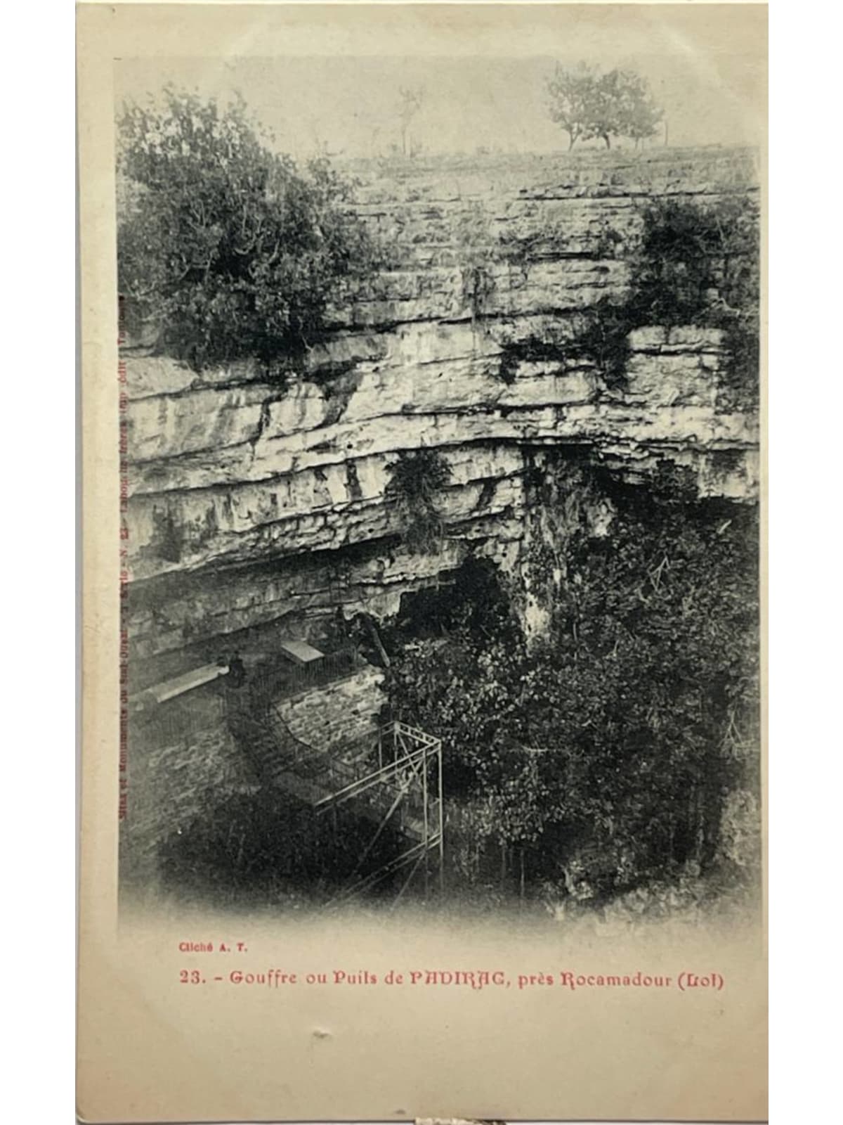 Recto de la carte postale
