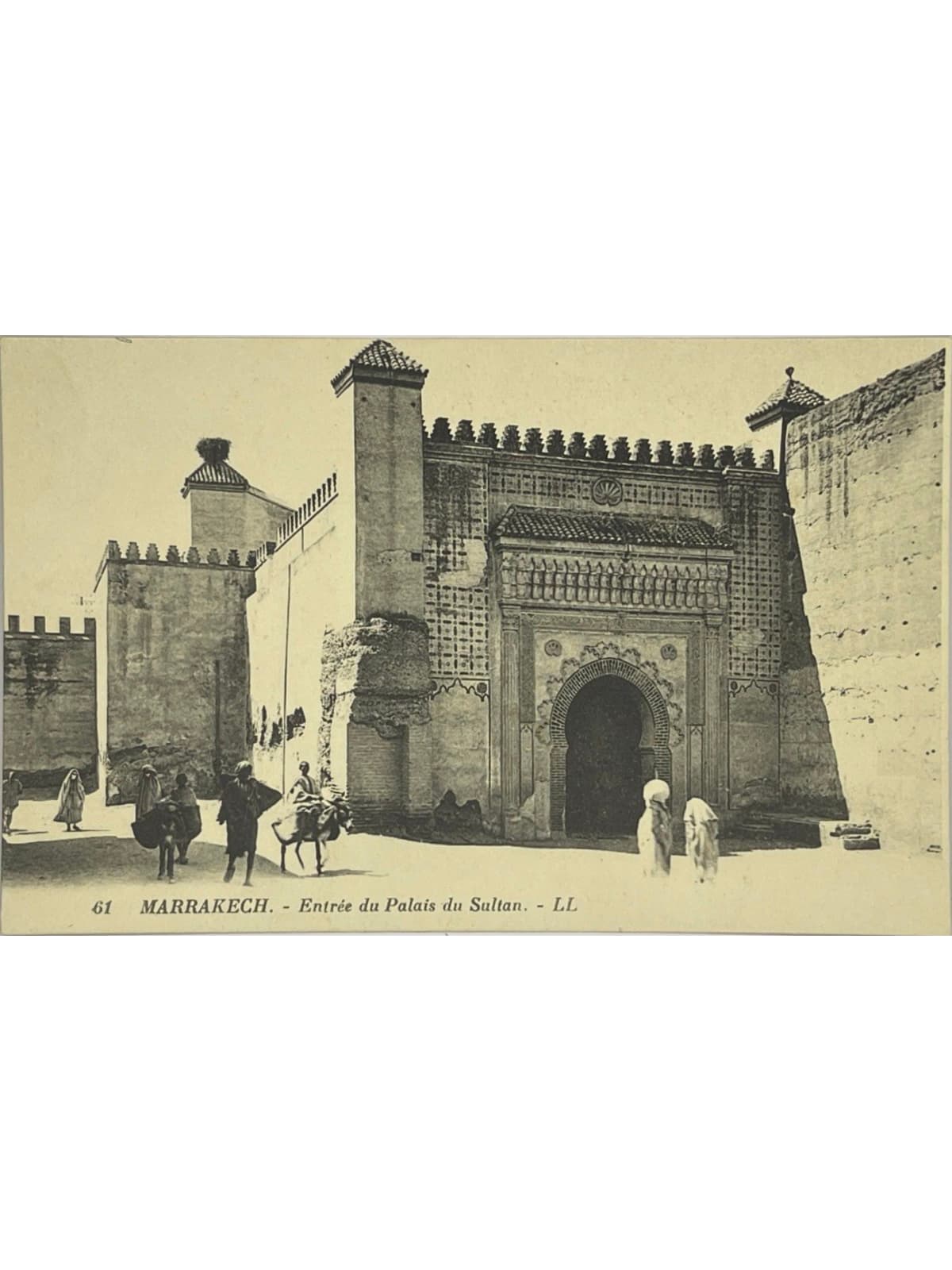 Recto de la carte postale