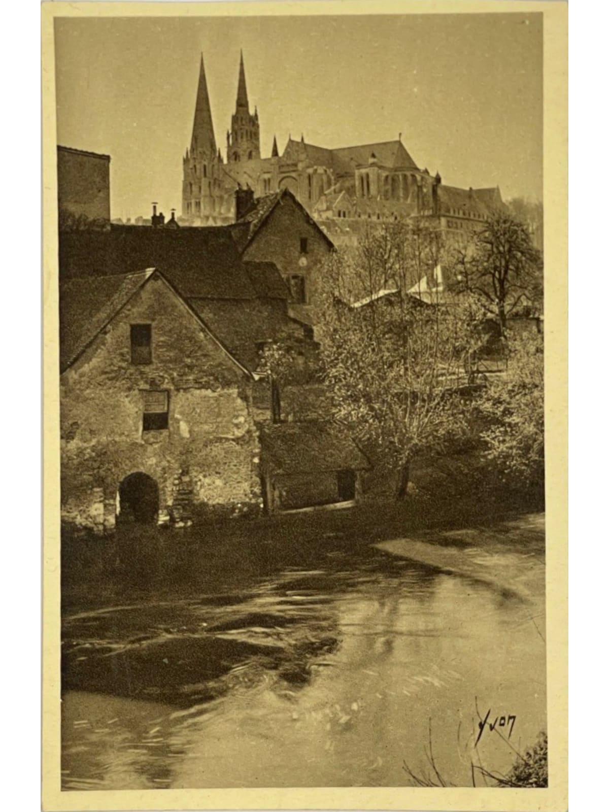 Recto de la carte postale