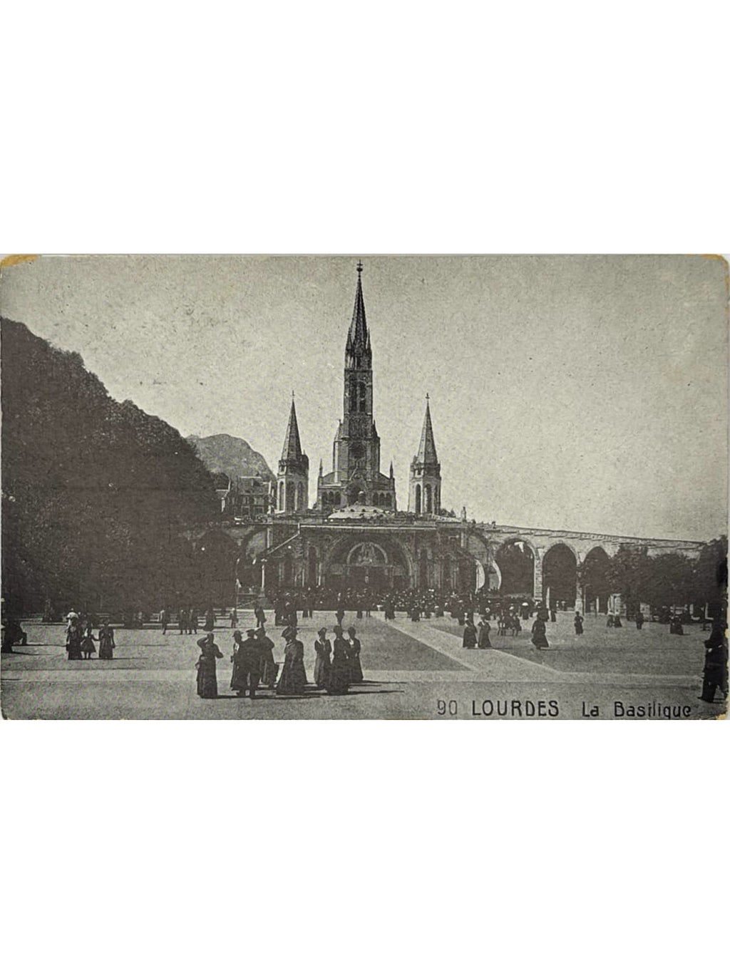 Recto de la carte postale