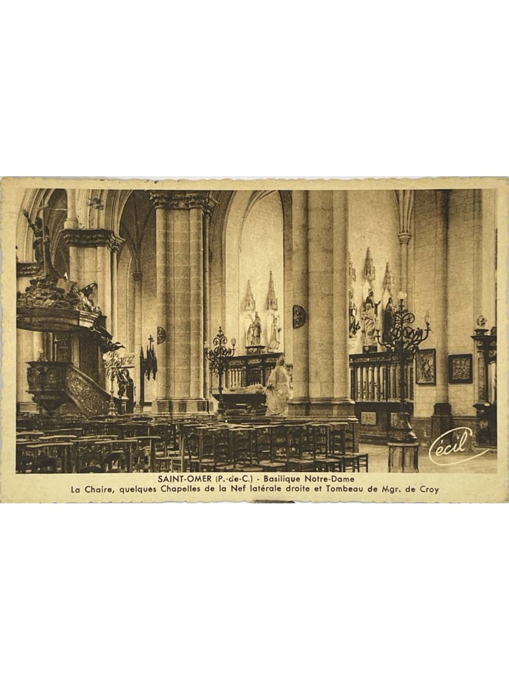Recto de la carte postale