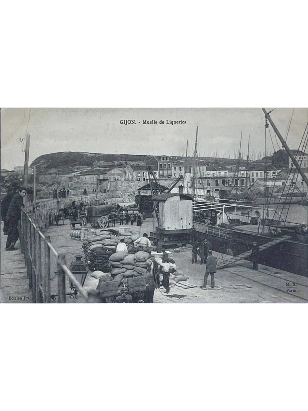 Recto de la carte postale