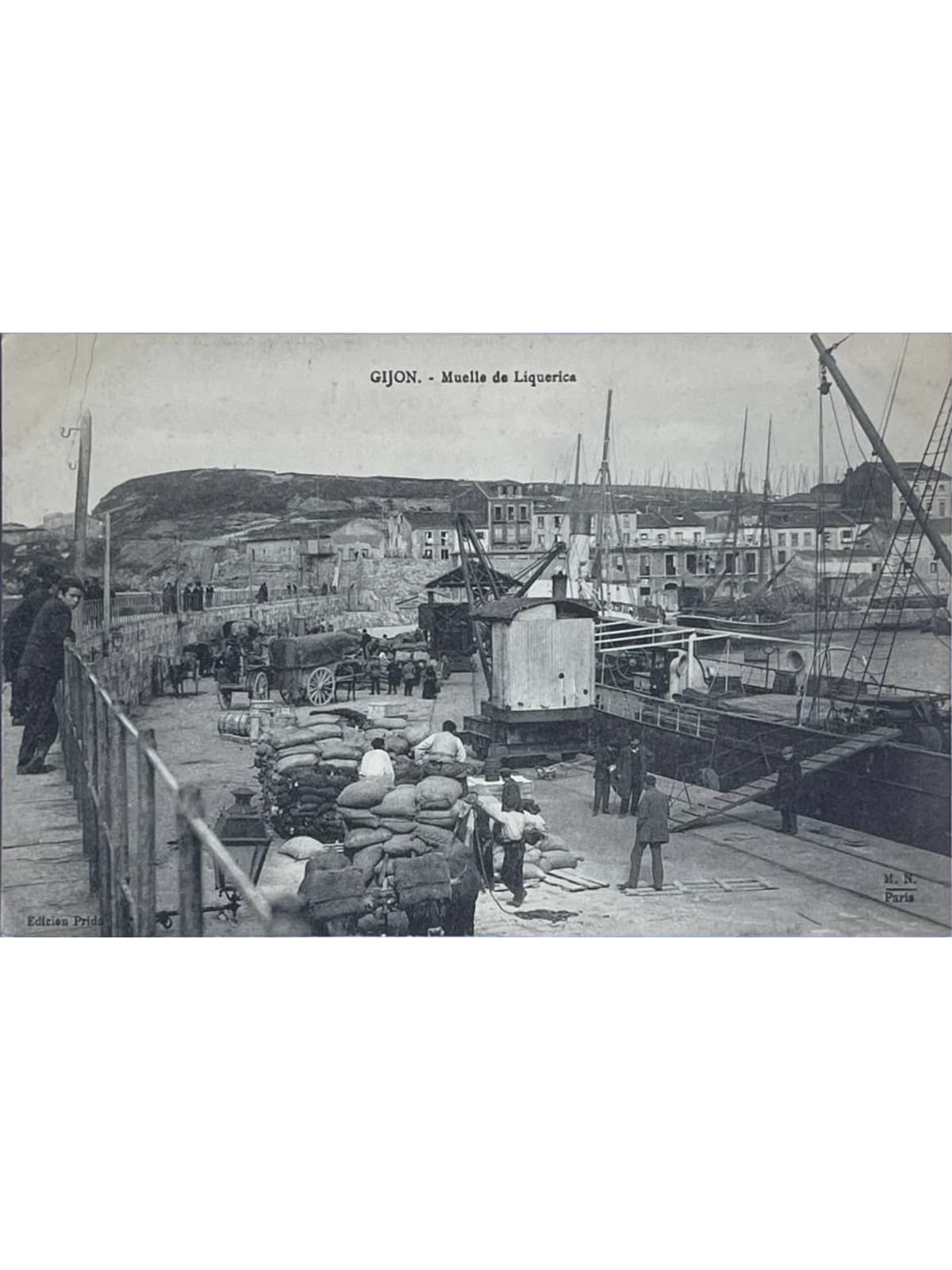 Recto de la carte postale