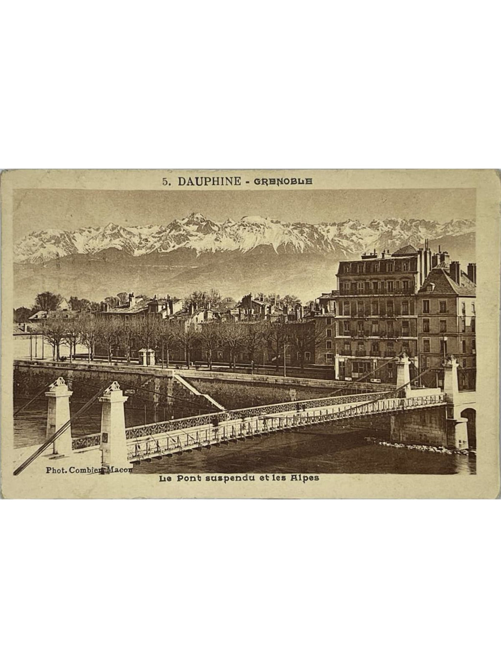 Recto de la carte postale