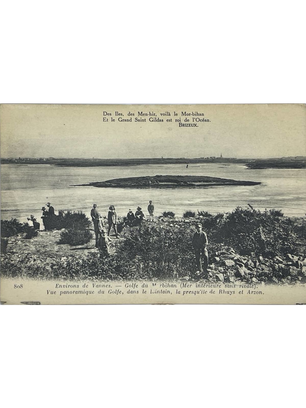 Recto de la carte postale