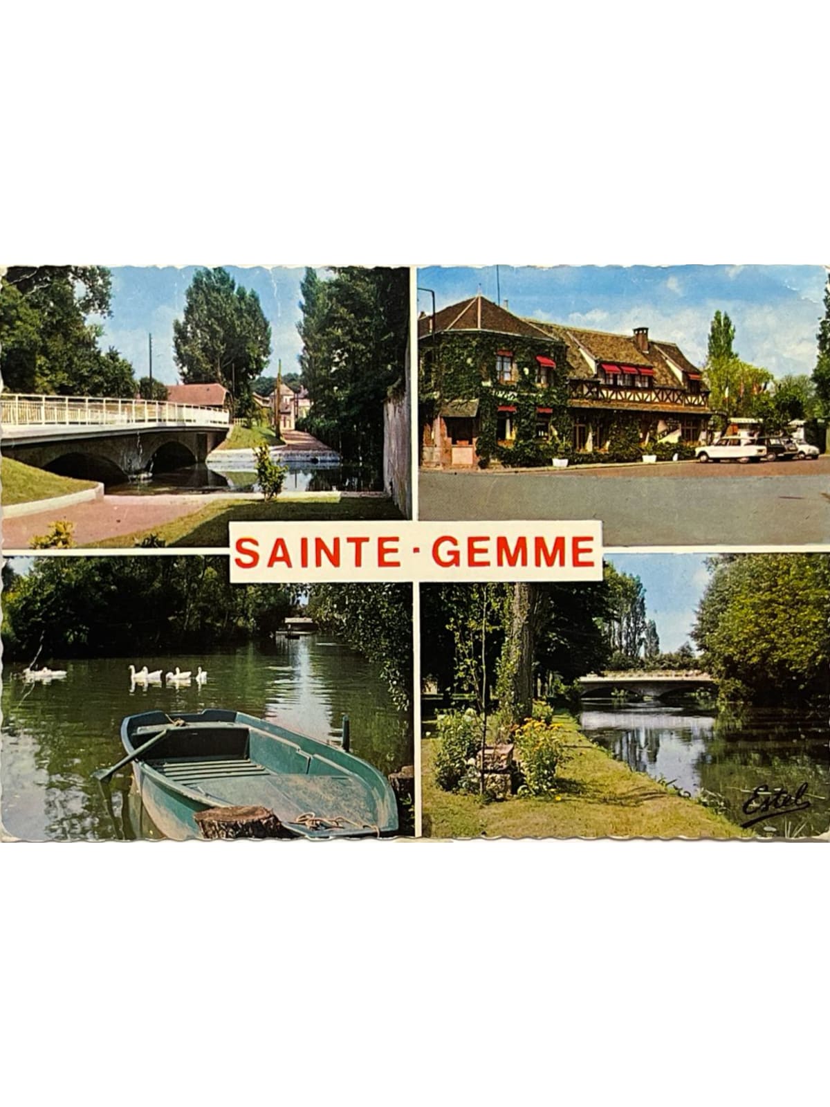 Recto de la carte postale