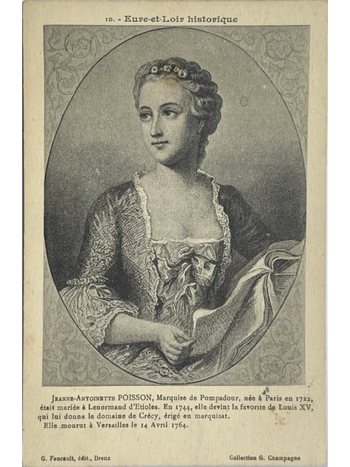 Recto de la carte postale