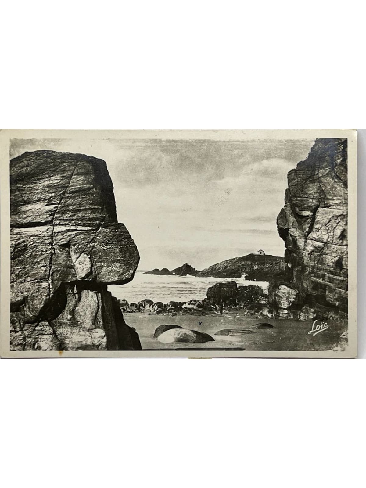 Recto de la carte postale