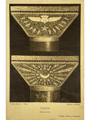 Carte postale – Dijon – Sanctuaire du Sacré-Cœur – Pentecôte et Assomption par Urbain Mouret