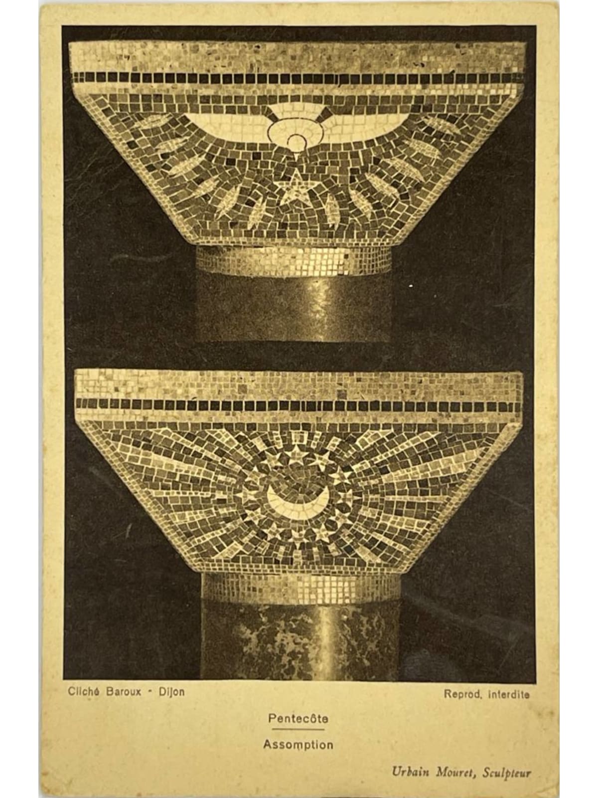 Recto de la carte postale