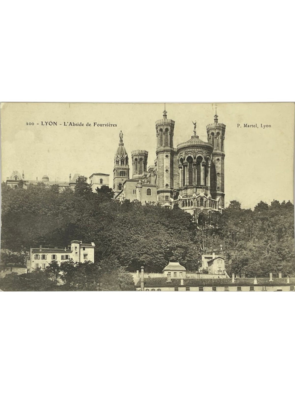 Recto de la carte postale