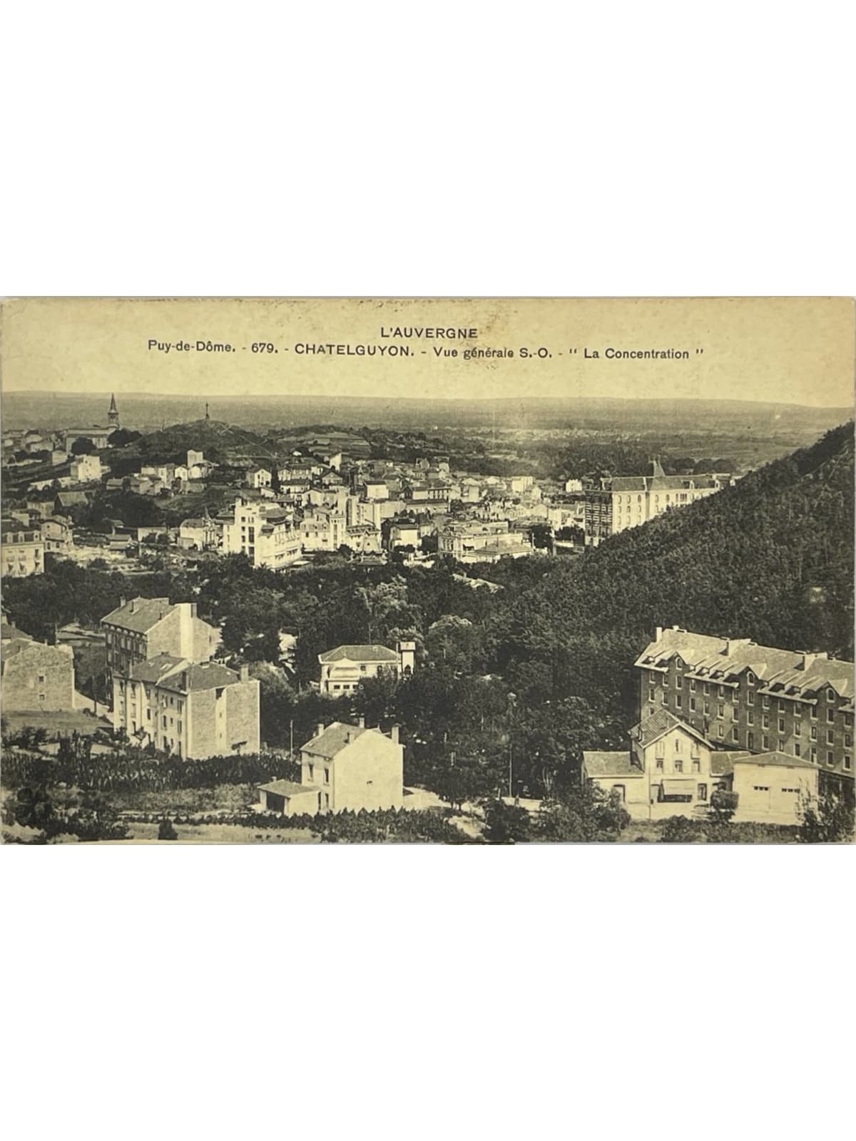 Recto de la carte postale