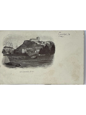 Lourdes – Le Château Fort – CPA ancienne vers 1900