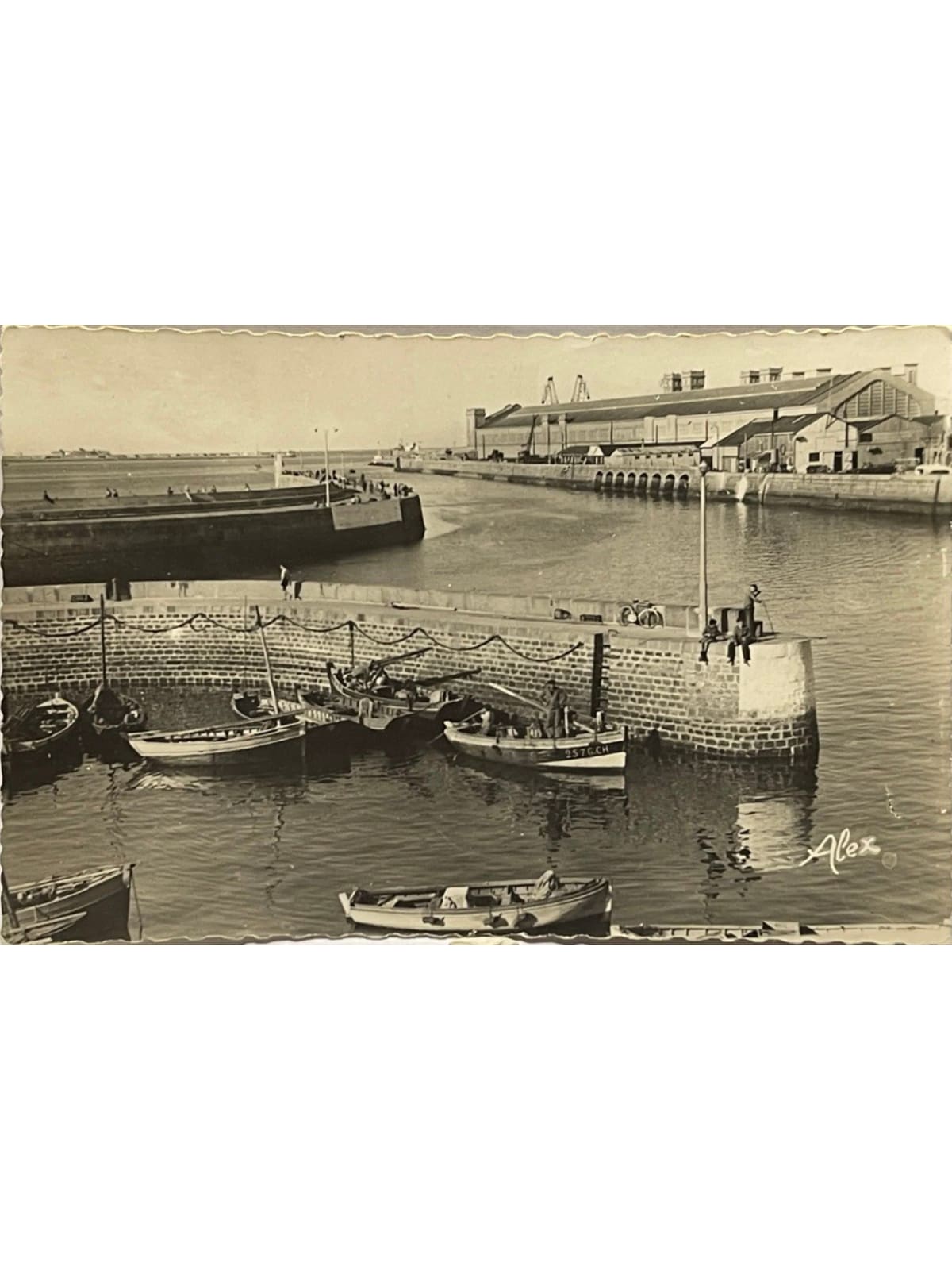 Recto de la carte postale