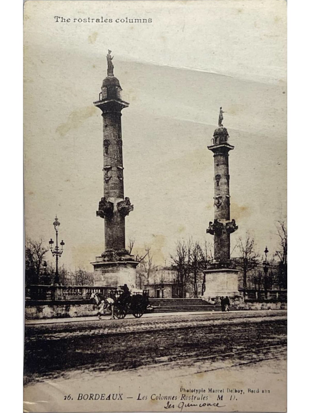 Recto de la carte postale