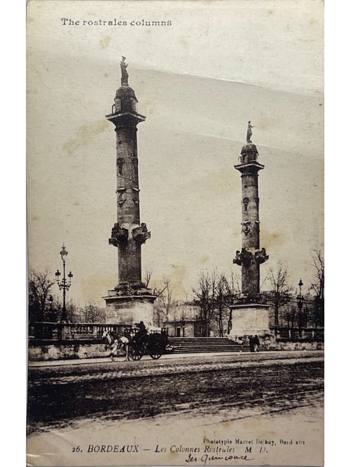 Recto de la carte postale