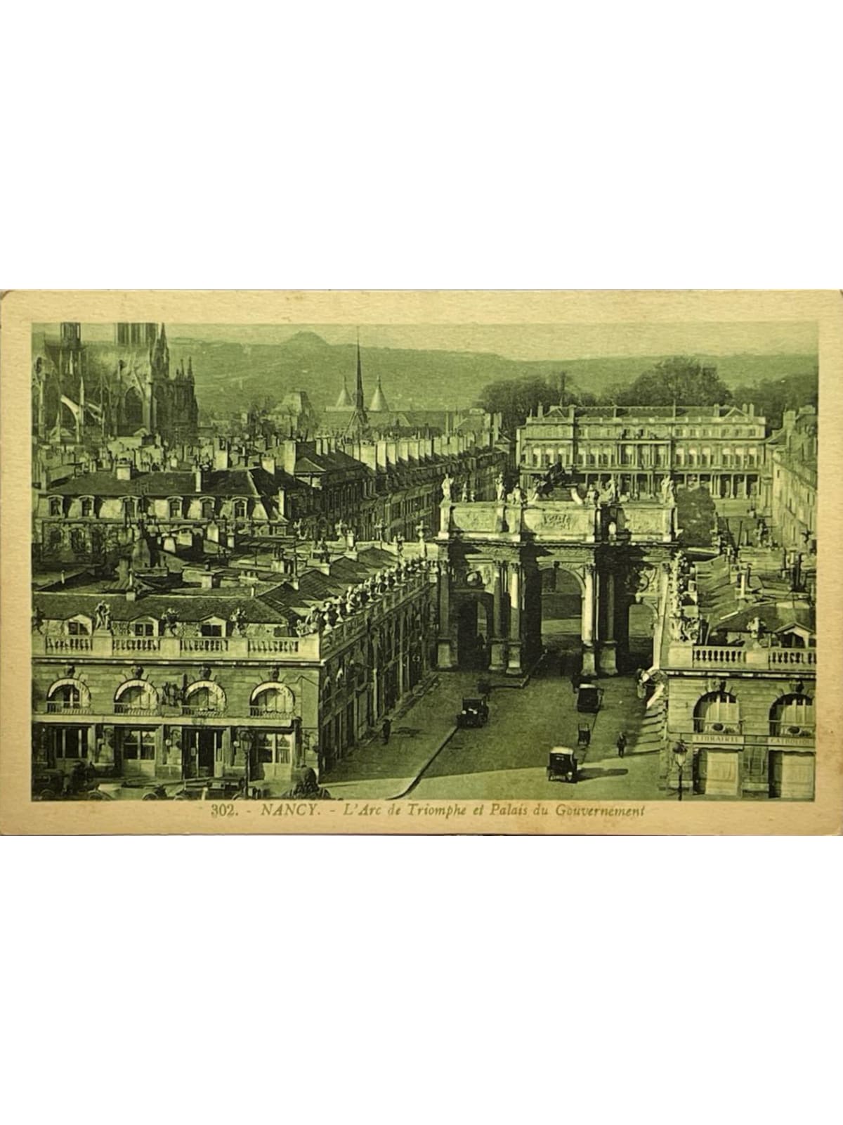 Recto de la carte postale