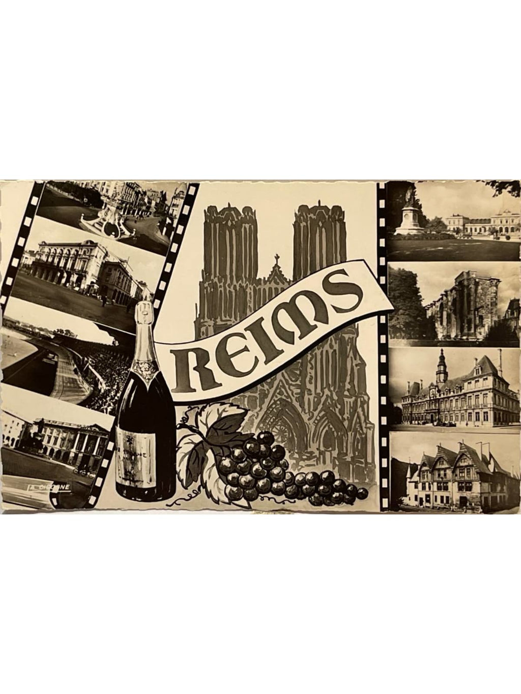 Recto de la carte postale