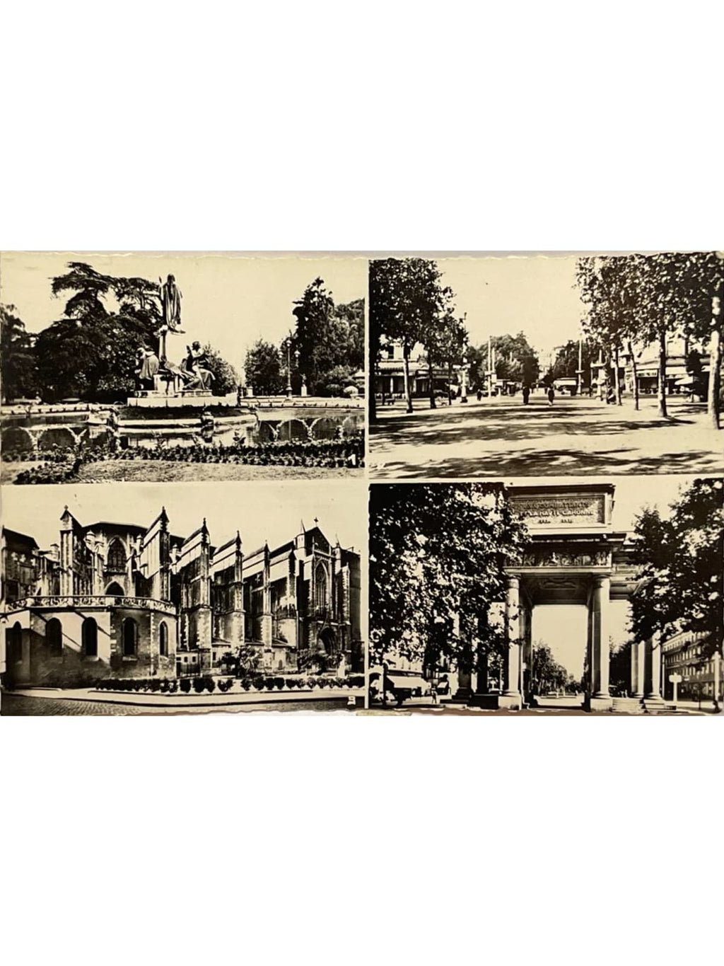 Recto de la carte postale