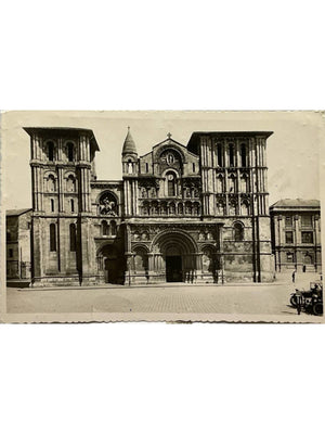 Carte postale – Bordeaux – Église Sainte-Croix, façade – carte photo ancienne