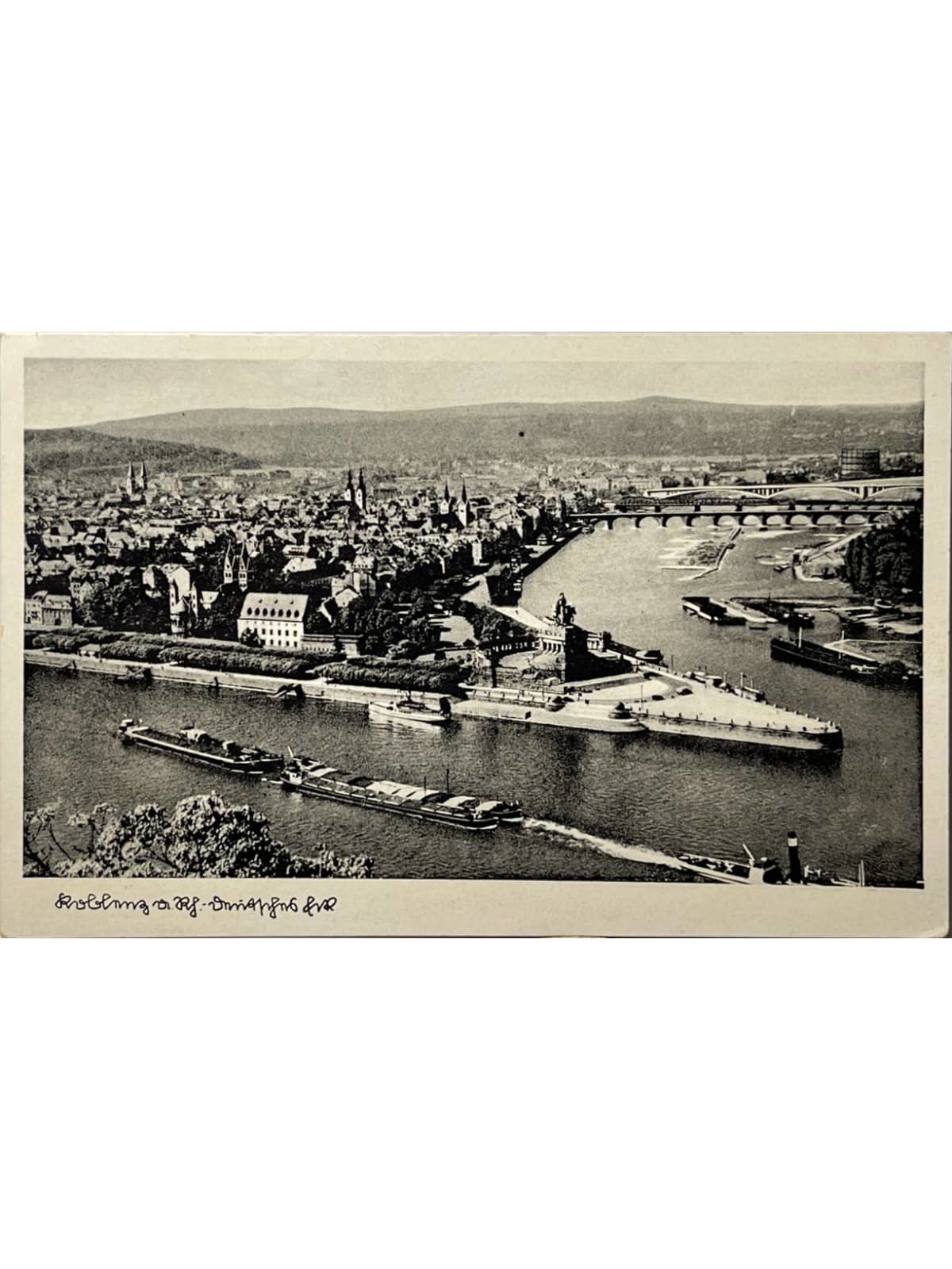 Recto de la carte postale
