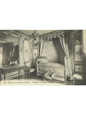 Fontainebleau – Palais, chambre de Madame de Maintenon – CPA n°54