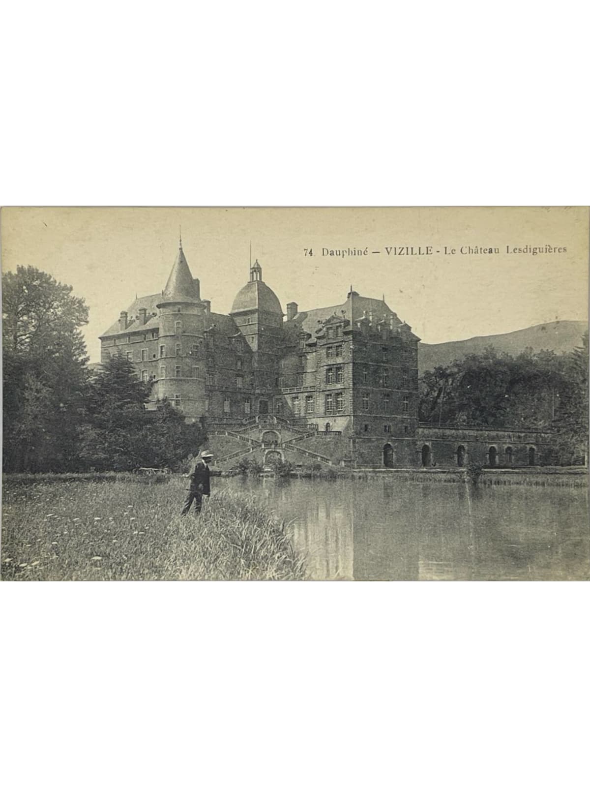 Recto de la carte postale