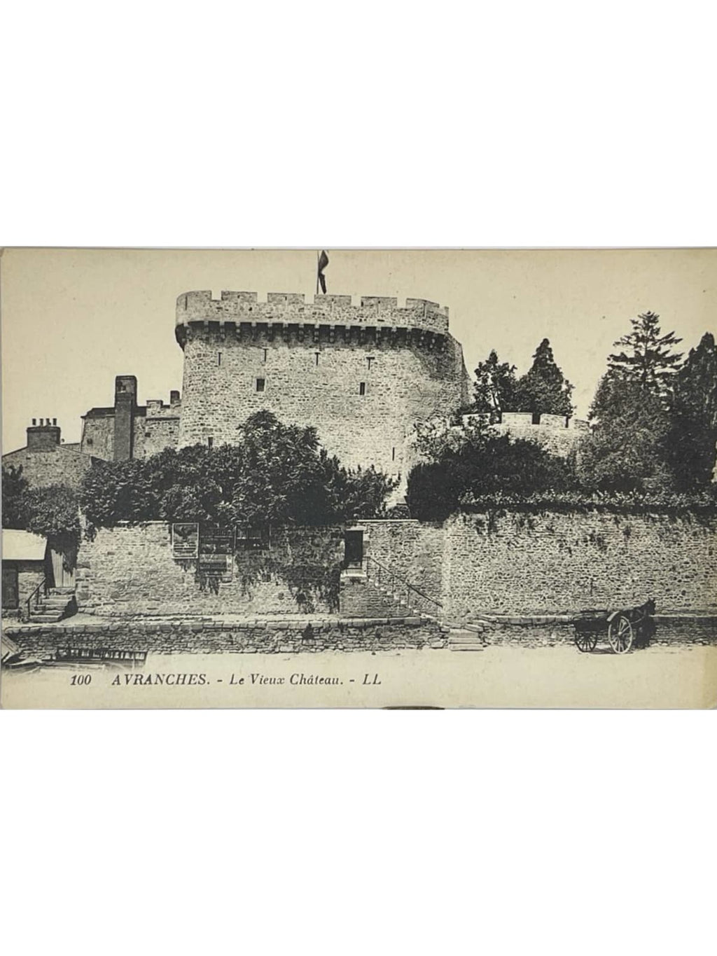 Recto de la carte postale