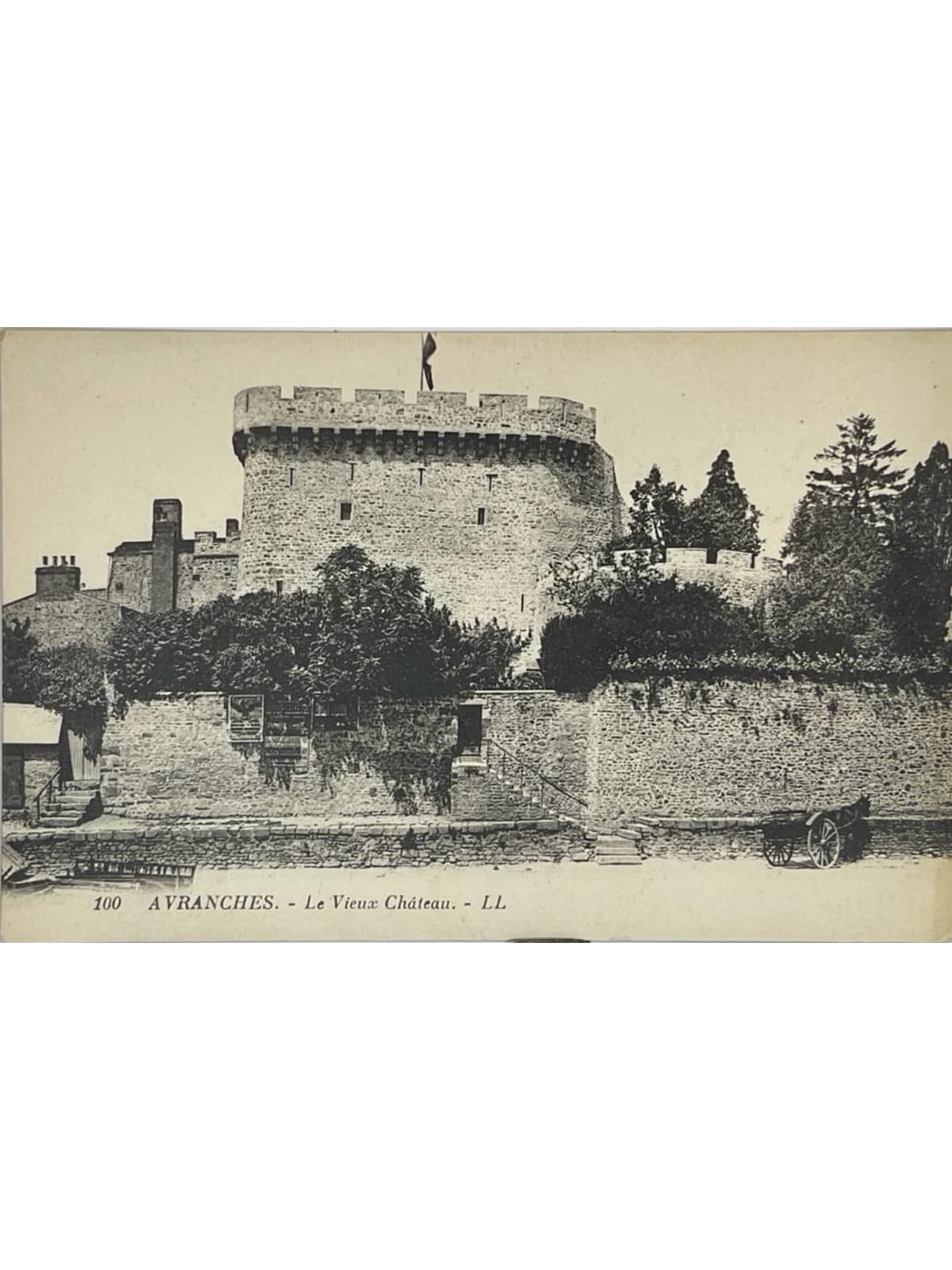 Recto de la carte postale