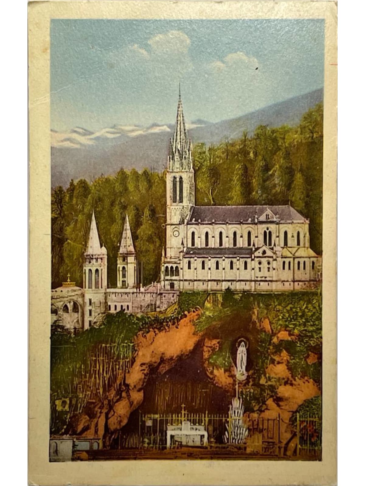 Recto de la carte postale