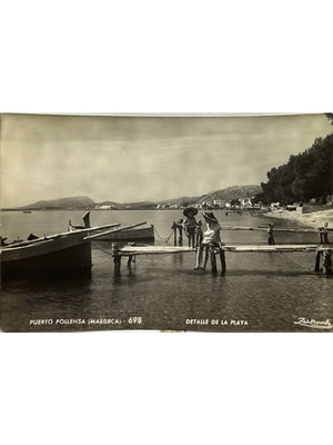 Carte postale – Puerto Pollensa à Majorque – Plage et barques – Zerkowitz n° 698