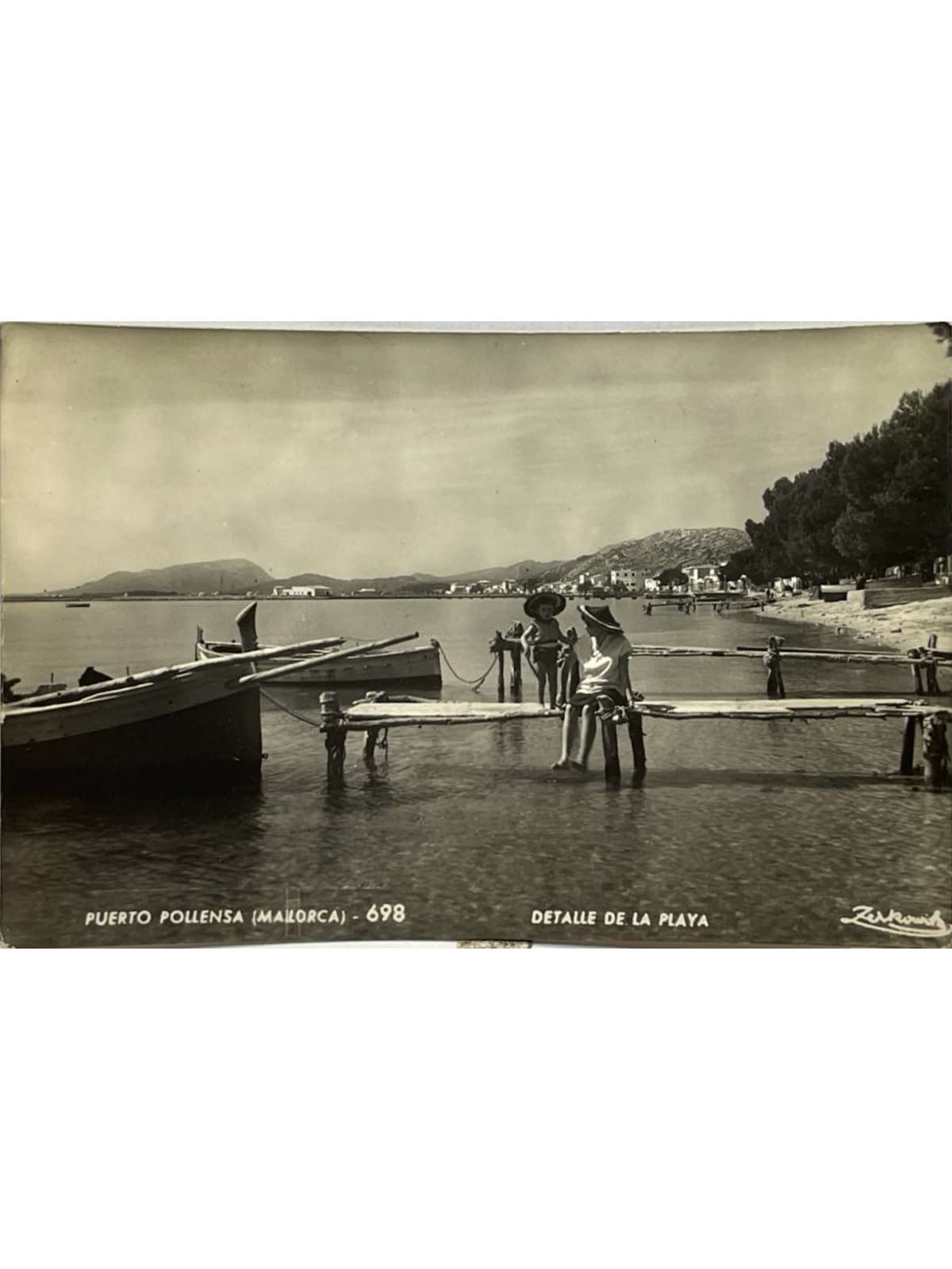 Recto de la carte postale