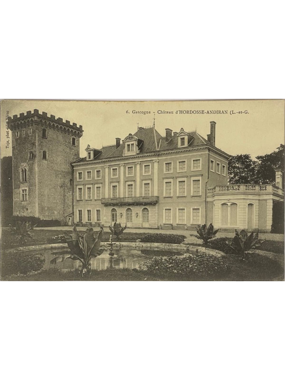Recto de la carte postale