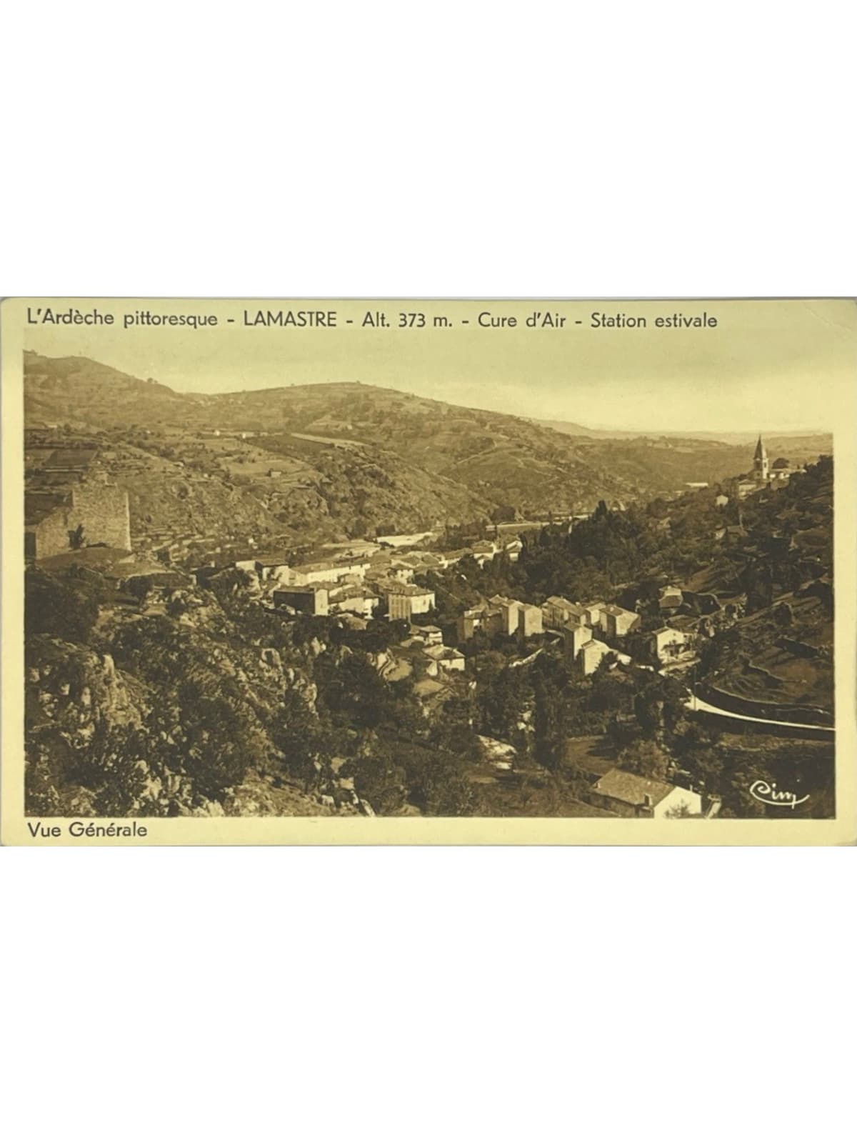Recto de la carte postale